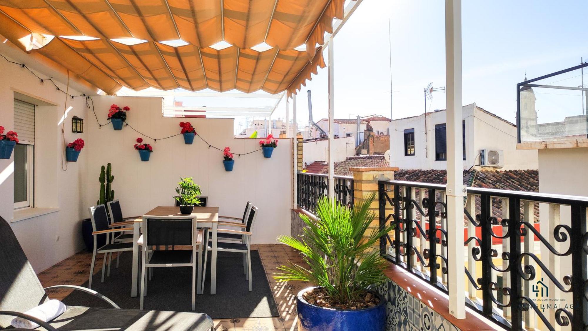 Appartamento Living4Malaga Sun&Terrace Penthouse Esterno foto