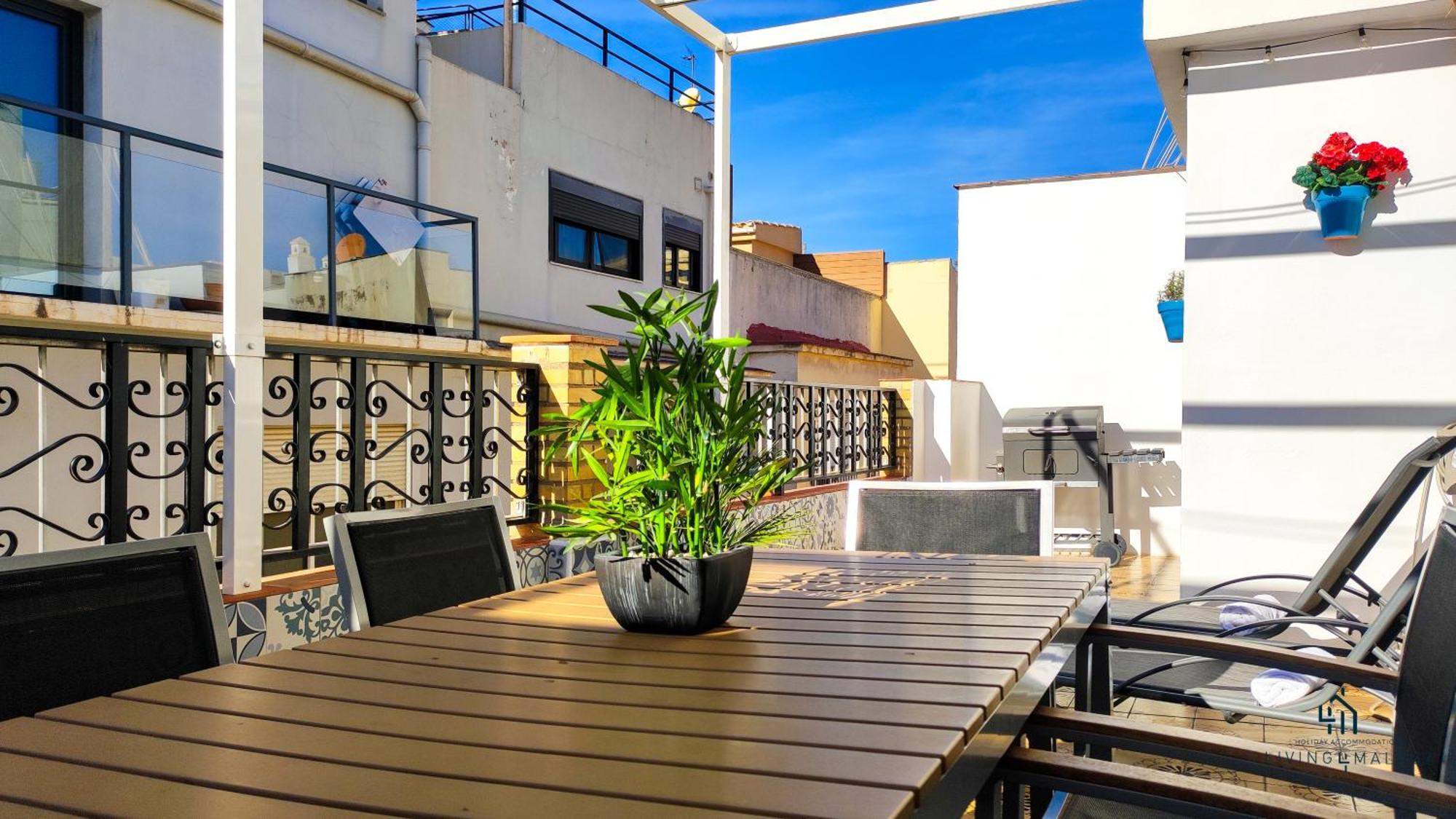 Appartamento Living4Malaga Sun&Terrace Penthouse Esterno foto